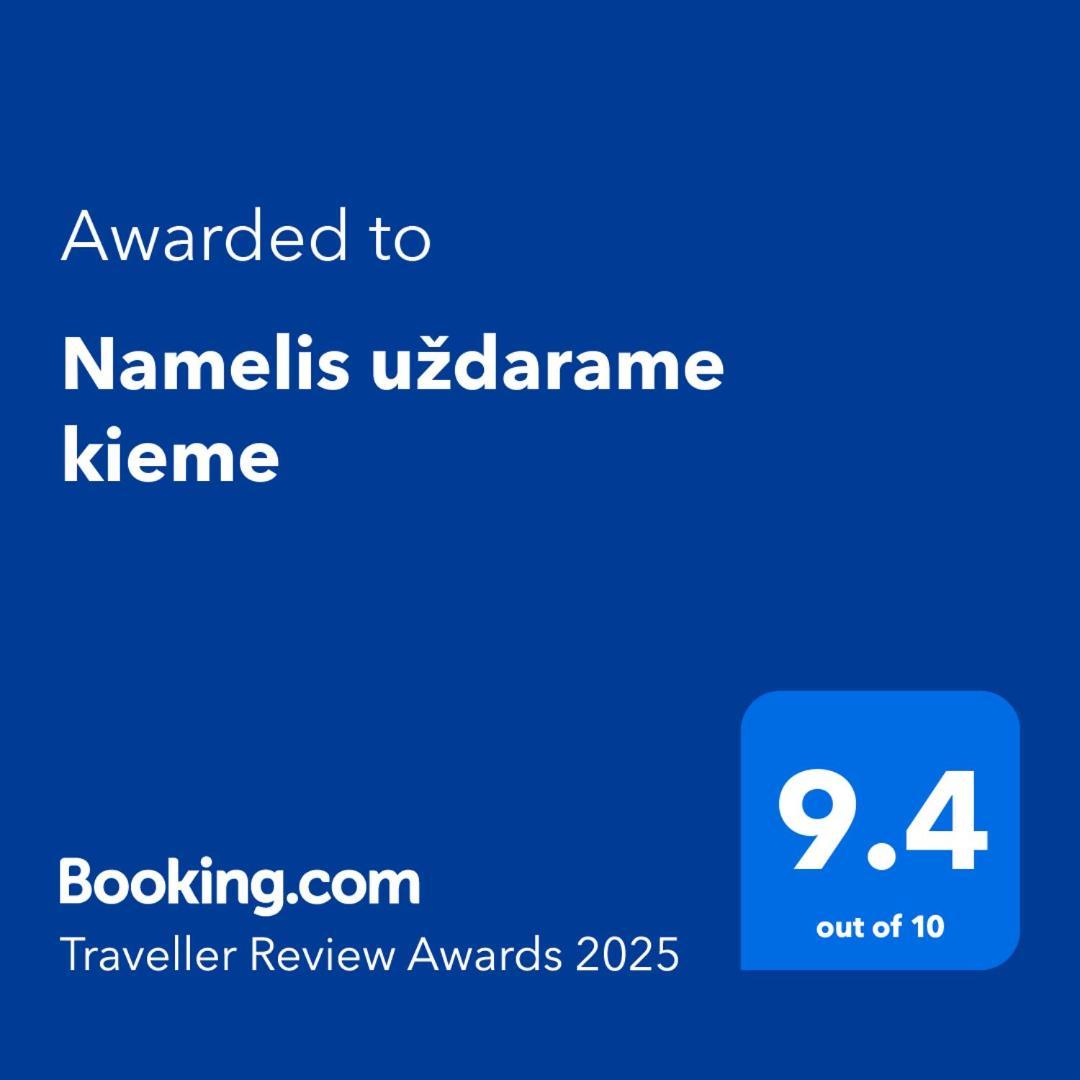 Namelis Uzdarame Kieme Lejlighed Šiauliai Eksteriør billede